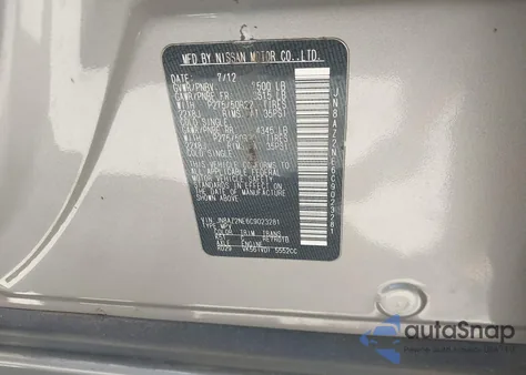 2012 Infiniti Qx56 z USA, uszkodzony, nr VIN JN8AZ2NE6C9023281